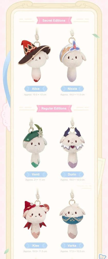Genshin Impact Plüschfiguren Tea Party Companion Dodoco Blind Box 17-20 cm Display (9) - Preorder - ETA: 28.12.2026
