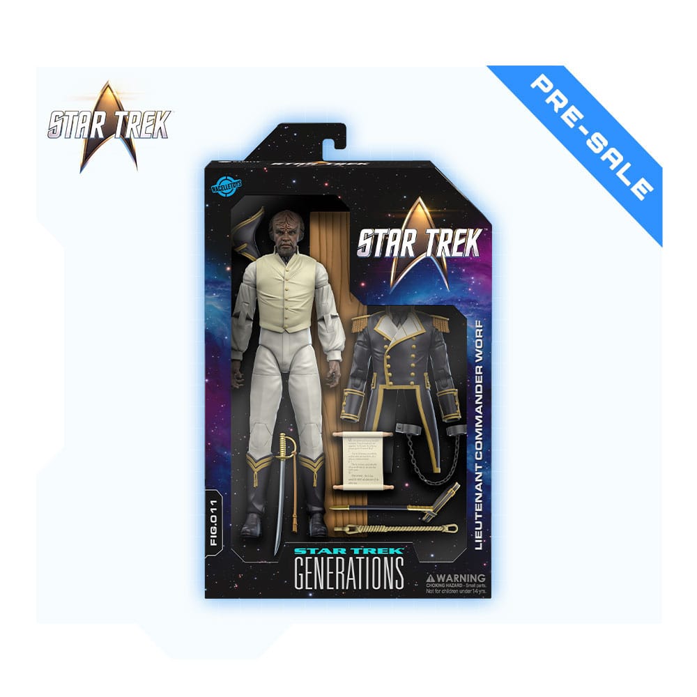Star Trek: Treffen der Generationen Actionfigur 1/10 Wave 2 Sailor Uniform Worf 16 cm - Preorder - ETA: 25.11.2026