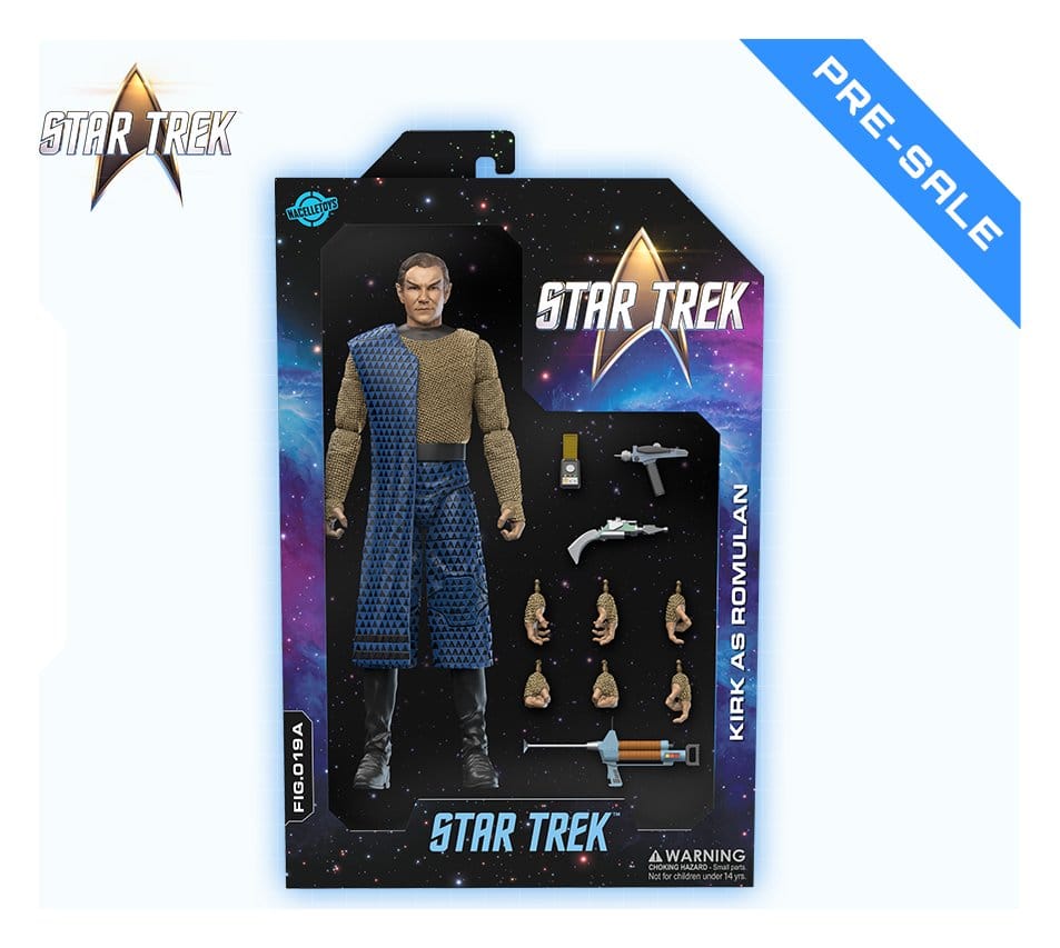 Star Trek 1/10 Actionfigur Kirk as Romulan (Die unsichtbare Falle) 16 cm - Preorder - ETA: 25.08.2027