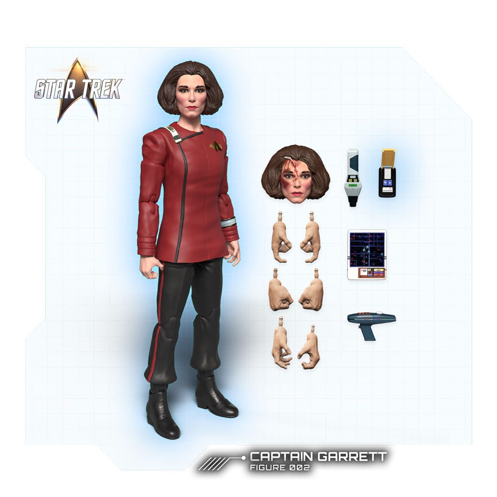 Raumschiff Enterprise - Das nächste Jahrhundert Actionfigur 1/12 Captain Garrett 16 cm - Preorder - ETA: 25.12.2025