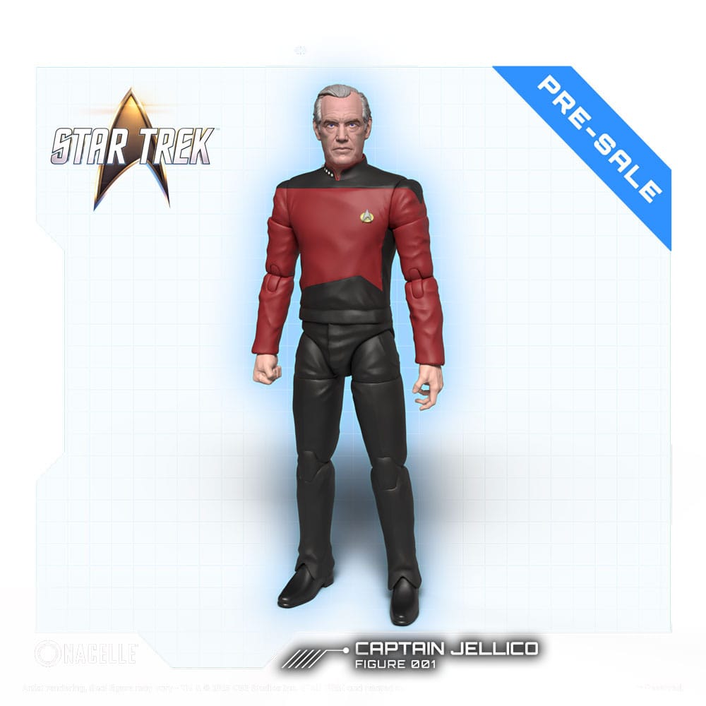 Raumschiff Enterprise - Das nächste Jahrhundert Actionfigur 1/12 Captain Jellico 16 cm - Preorder - ETA: 25.12.2025