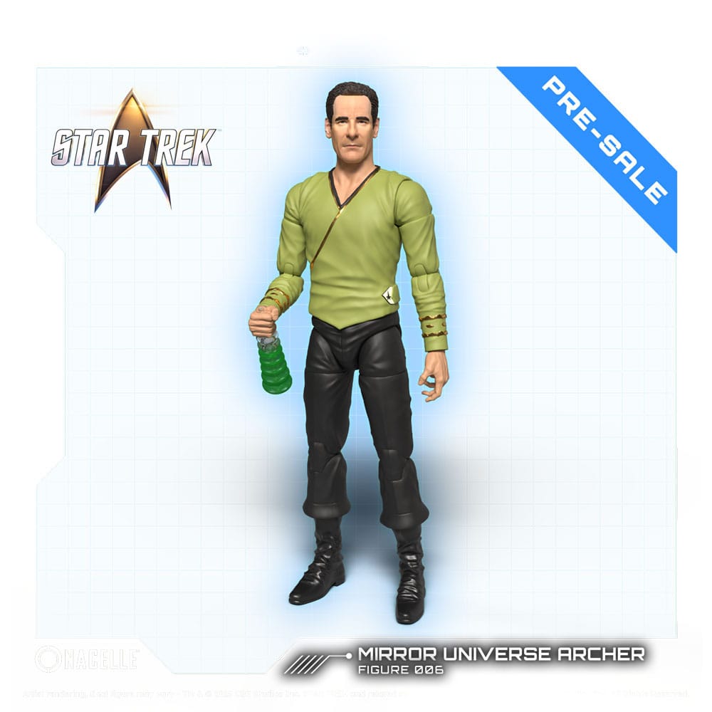 Star Trek: Enterprise Actionfigur 1/12 Mirror Universe Archer 16 cm - Preorder - ETA: 25.12.2025
