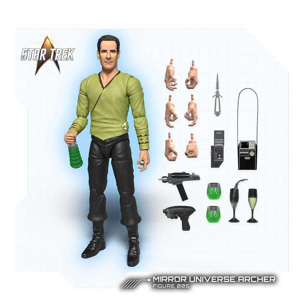 Star Trek: Enterprise Actionfigur 1/12 Mirror Universe Archer 16 cm - Preorder - ETA: 25.12.2025