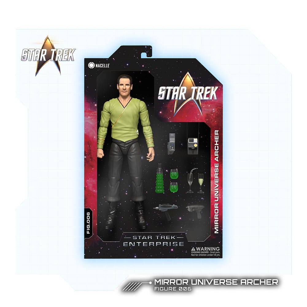 Star Trek: Enterprise Actionfigur 1/12 Mirror Universe Archer 16 cm - Preorder - ETA: 25.12.2025