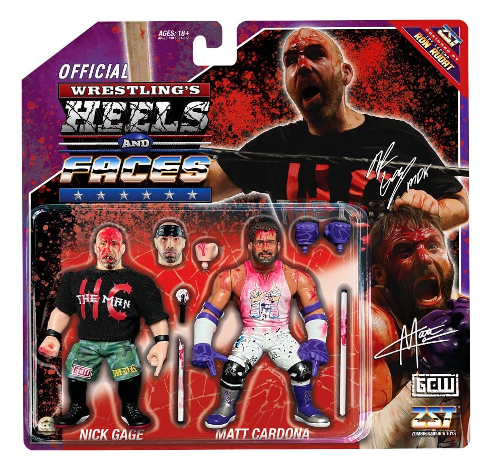 Zombie Sailor's Toys Actionfiguren 2er-Pack Nick Gage vs. Matt Cardona 11 cm - Preorder - ETA: 25.09.2026
