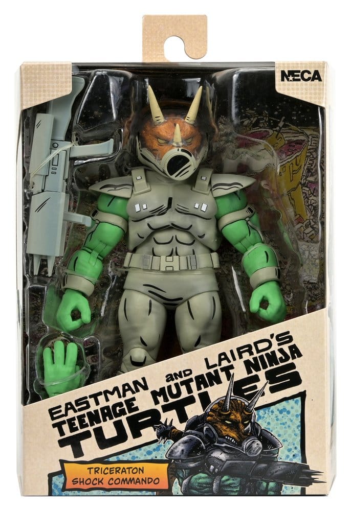 Teenage Mutant Ninja Turtles (Mirage Comics) Actionfigur Shock Commando Triceraton 18 cm - Preorder - ETA: 26.10.2026