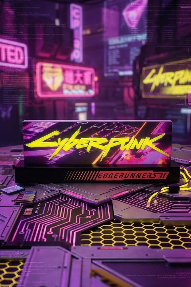 Cyberpunk: Edgerunners Logo-Leuchte Edgerunner 2 8 cm - Preorder - ETA: 25.12.2026