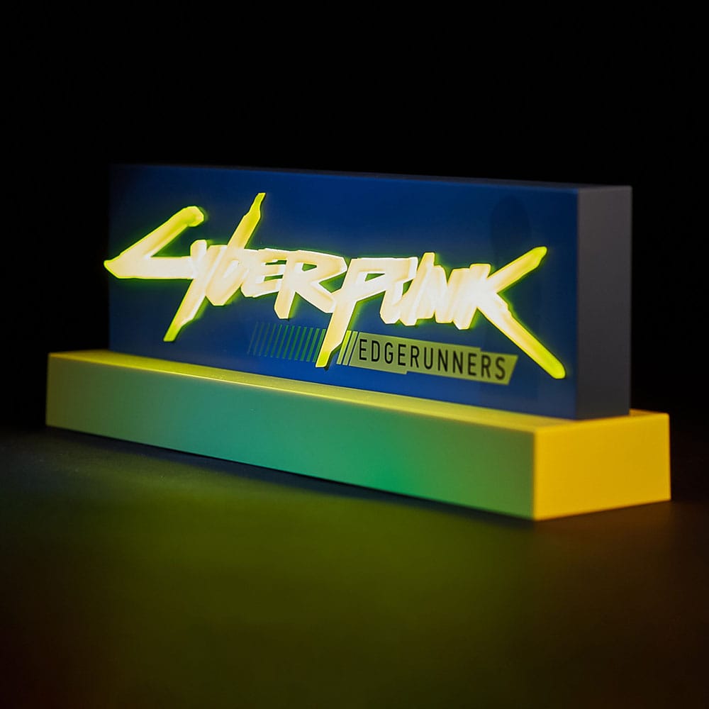 Cyberpunk Edgerunner LED-Leuchte Logo 22 cm - Versand: 5-7 Tage nach Bestellung