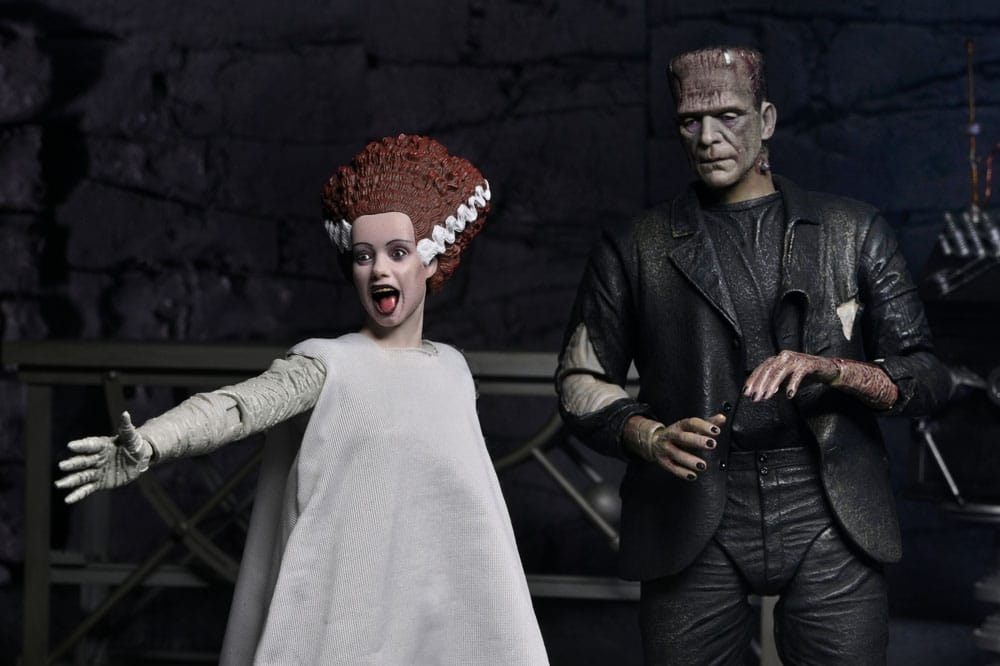 Universal Monsters Actionfiguren 2er-Pack Bride of Frankenstein 90th Anniversary The Monster & His Mate 18 cm - Versand: 7 Tage nach Bestellung