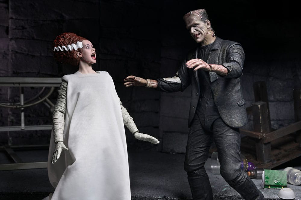 Universal Monsters Actionfiguren 2er-Pack Bride of Frankenstein 90th Anniversary The Monster & His Mate 18 cm - Versand: 7 Tage nach Bestellung