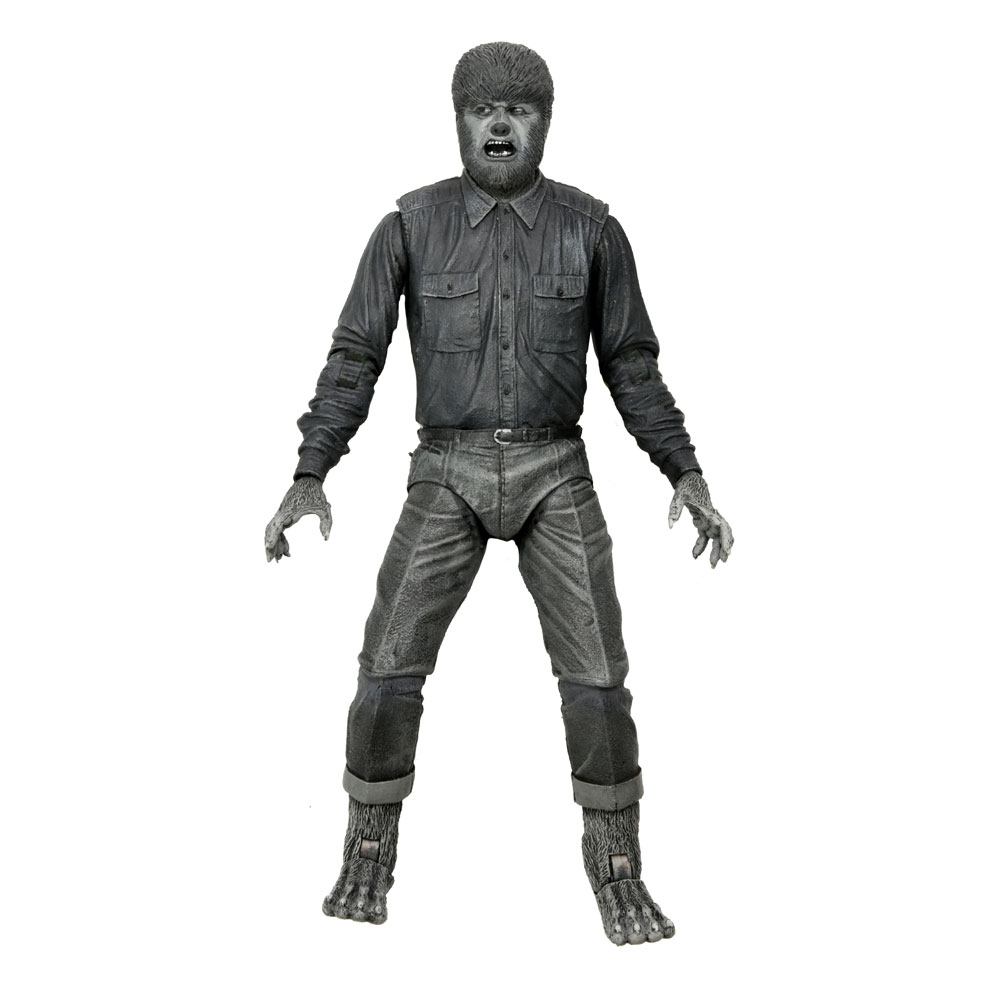 Universal Monsters Actionfigur Ultimate The Wolf Man (Black & White) 18 cm - Versand: 7 Tage nach Bestellung