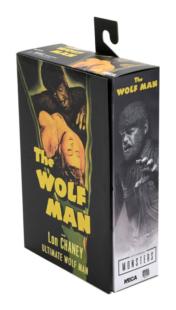 Universal Monsters Actionfigur Ultimate The Wolf Man (Black & White) 18 cm - Versand: 7 Tage nach Bestellung