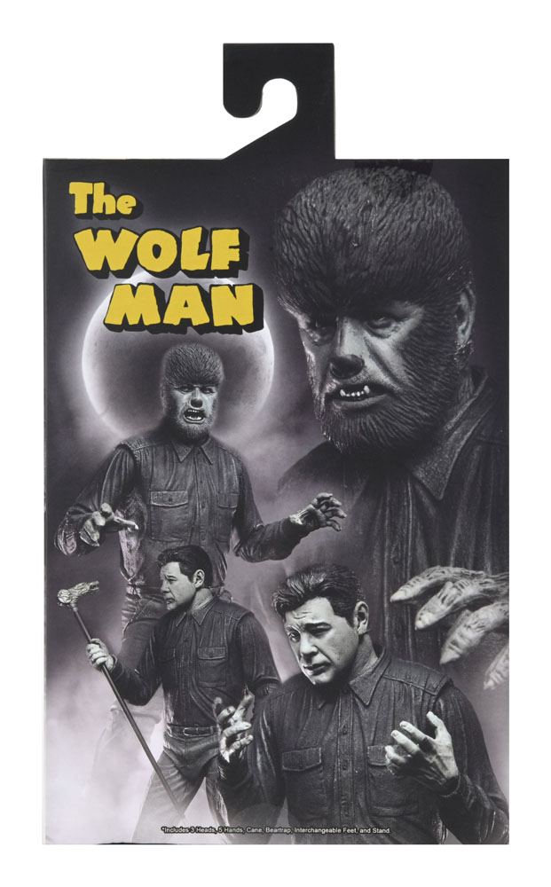Universal Monsters Actionfigur Ultimate The Wolf Man (Black & White) 18 cm - Versand: 7 Tage nach Bestellung