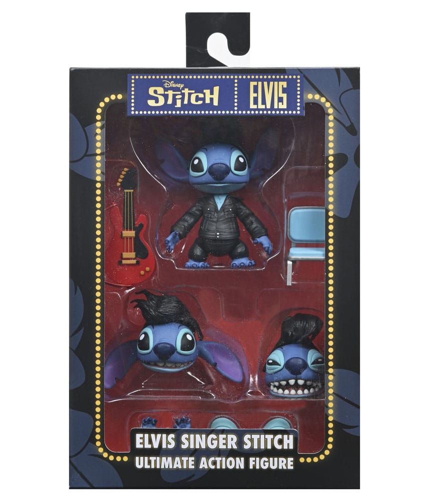 Lilo & Stitch Actionfigur Ultimate Singer Elvis Stitch 7 cm - Versand: 7 Tage nach Bestellung