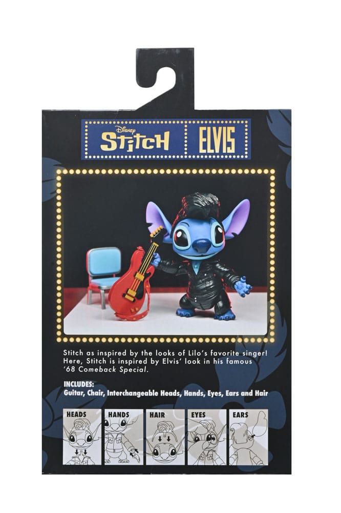 Lilo & Stitch Actionfigur Ultimate Singer Elvis Stitch 7 cm - Versand: 7 Tage nach Bestellung