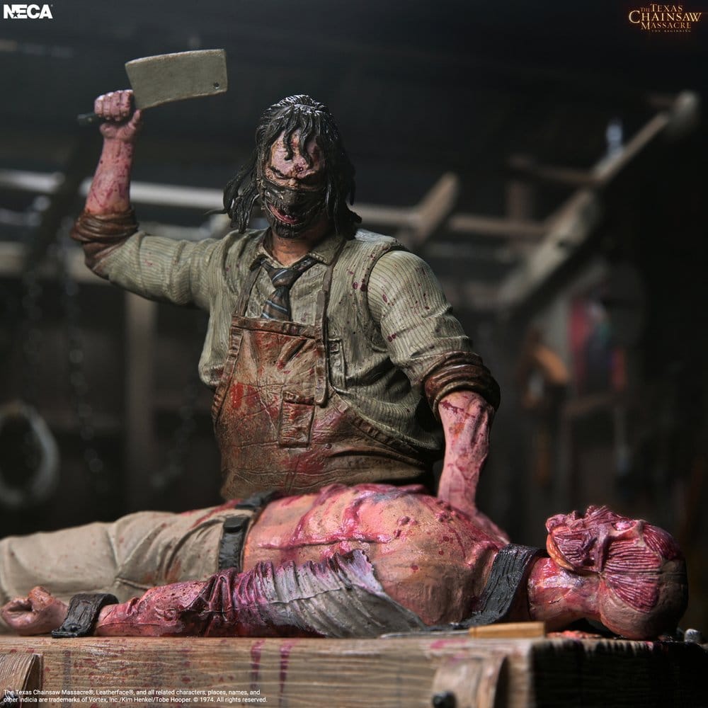 Texas Chainsaw Massacre: The Beginning Diorama Actionfigur Leatherface Slaughterhouse Boxed Set 18 cm - Preorder - ETA: 25.06.2027