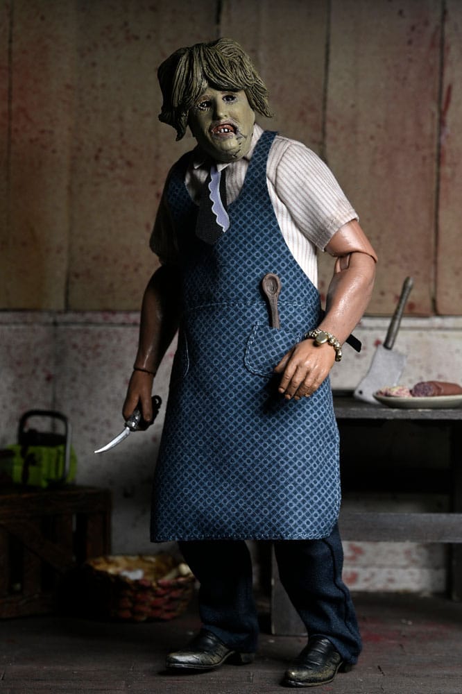 Texas Chainsaw Massacre Clothed Actionfigur Leatherface with Old Lady Mask 20 cm         - Preorder - ETA: 25.06.2026