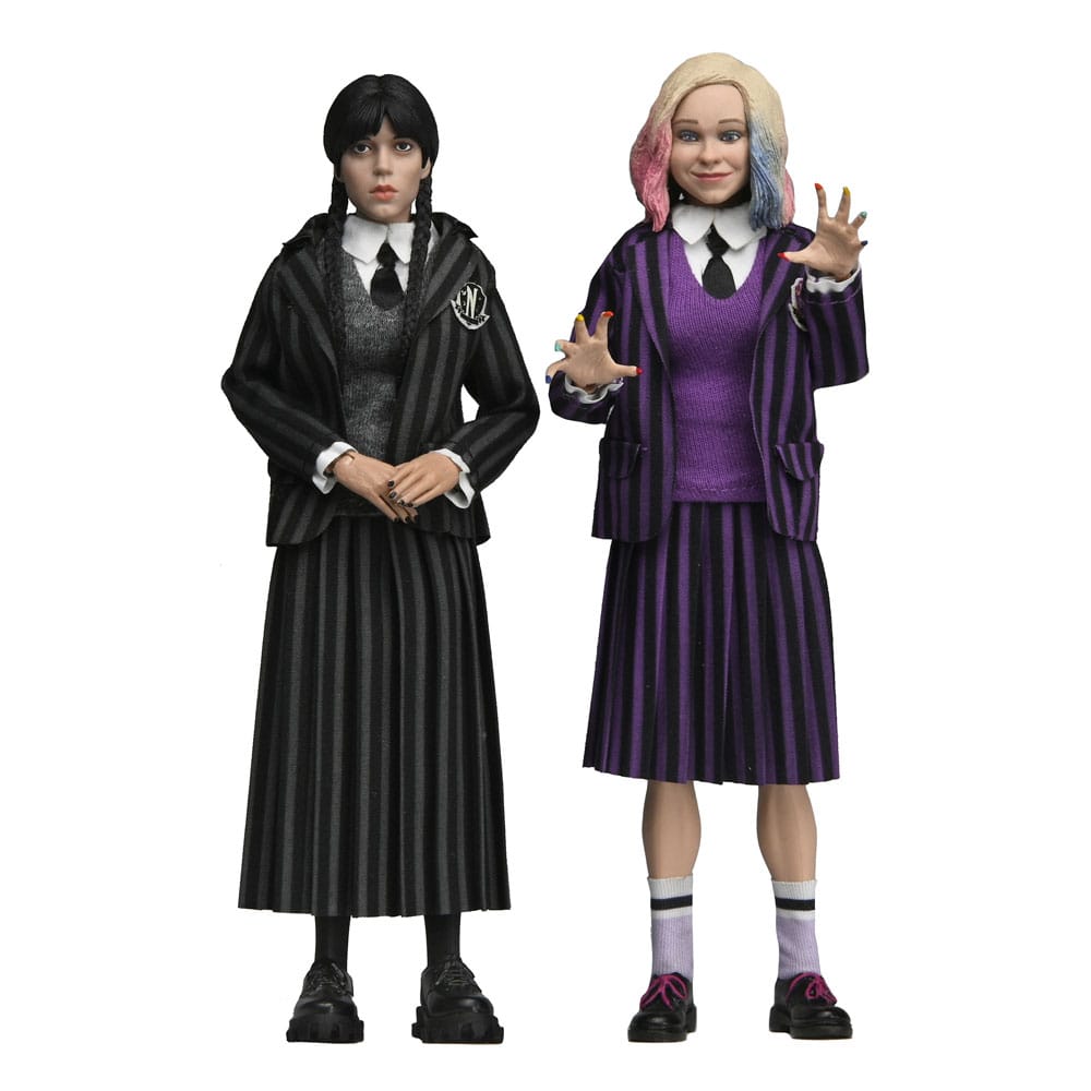 Wednesday Actionfiguren 2er Pack Wednesday Addams (Nevermore Uniform) and Enid 20 cm - Versand: 7 Tage nach Bestellung