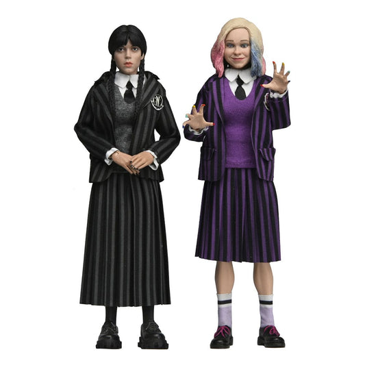 Wednesday Actionfiguren 2er Pack Wednesday Addams (Nevermore Uniform) and Enid 20 cm - Versand: 7 Tage nach Bestellung