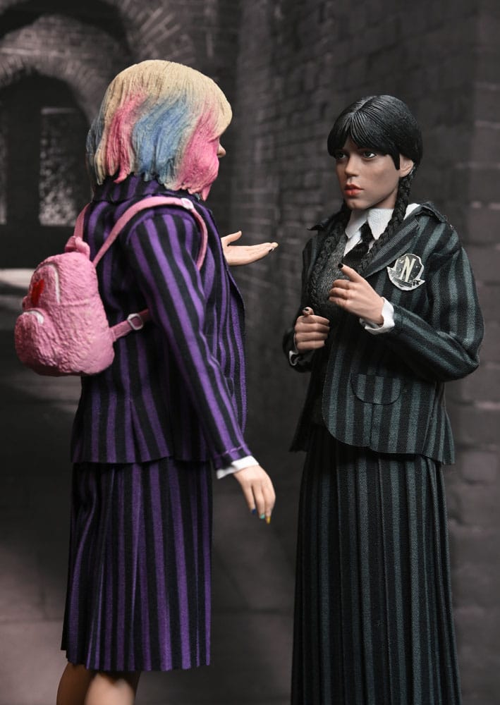 Wednesday Actionfiguren 2er Pack Wednesday Addams (Nevermore Uniform) and Enid 20 cm - Versand: 7 Tage nach Bestellung