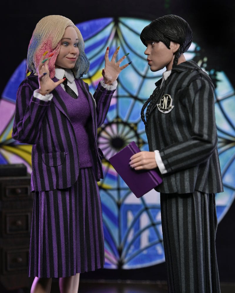 Wednesday Actionfiguren 2er Pack Wednesday Addams (Nevermore Uniform) and Enid 20 cm - Versand: 7 Tage nach Bestellung