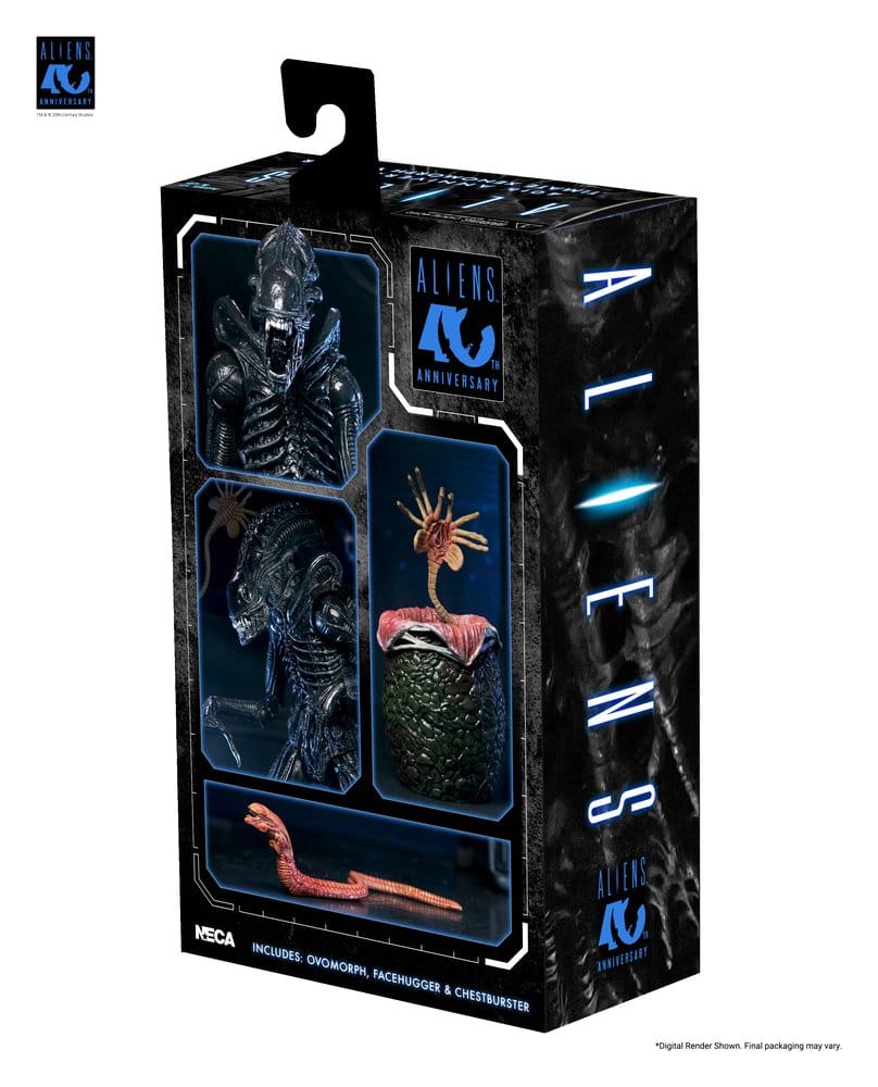 Aliens Ultimate Actionfigur Warrior (1986) Xenomorph Black (40th Anniversary) 23 cm - Preorder - ETA: 25.11.2026