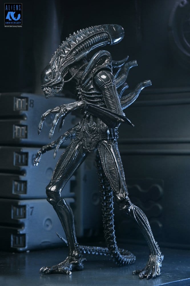 Aliens Ultimate Actionfigur Warrior (1986) Xenomorph Black (40th Anniversary) 23 cm - Preorder - ETA: 25.11.2026
