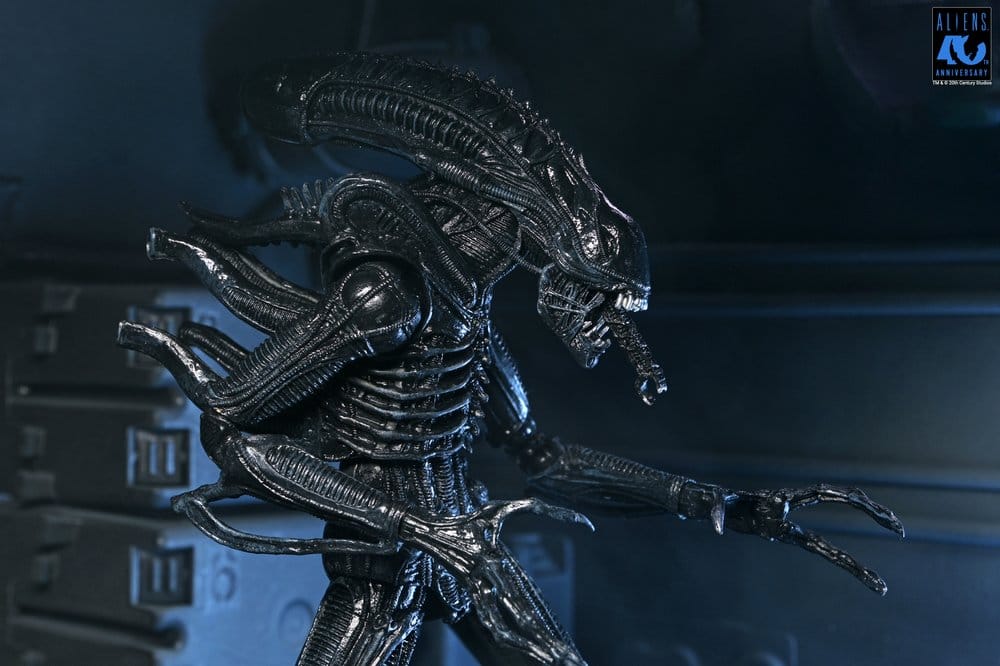 Aliens Ultimate Actionfigur Warrior (1986) Xenomorph Black (40th Anniversary) 23 cm - Preorder - ETA: 25.11.2026