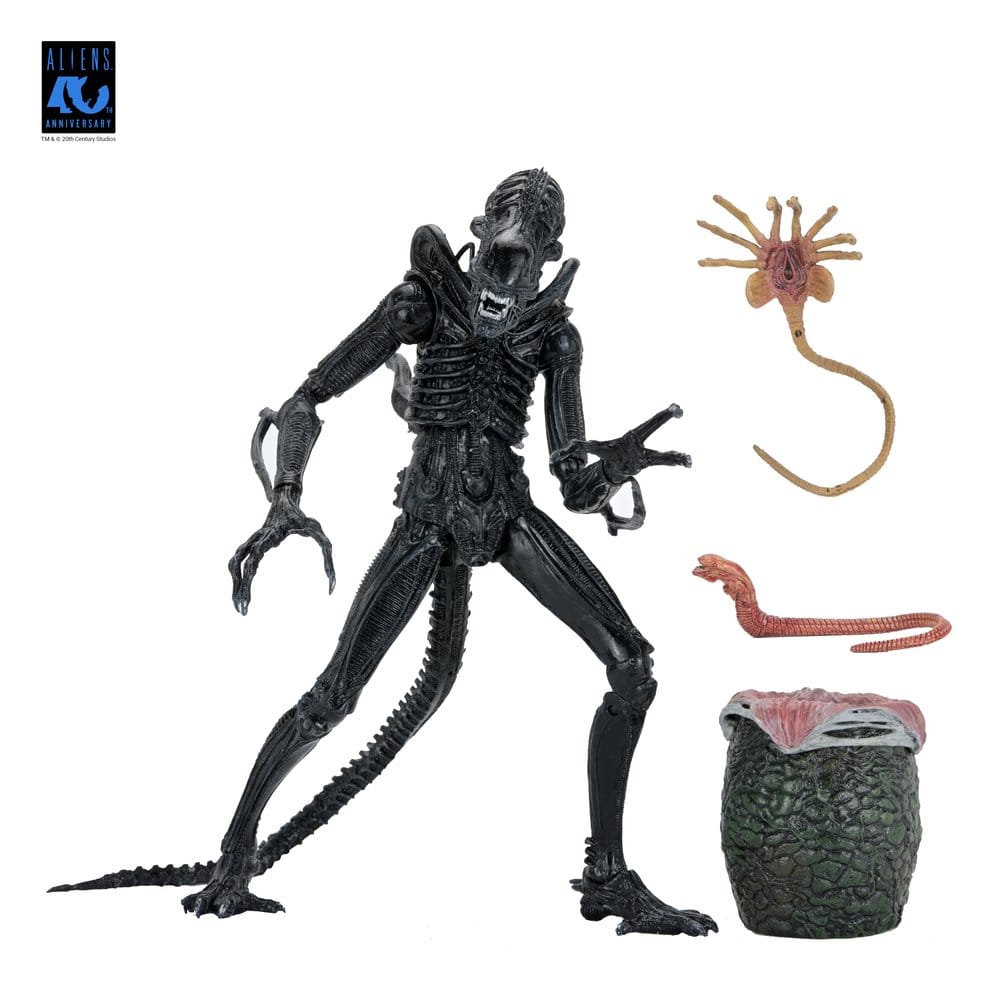 Aliens Ultimate Actionfigur Warrior (1986) Xenomorph Black (40th Anniversary) 23 cm - Preorder - ETA: 25.11.2026