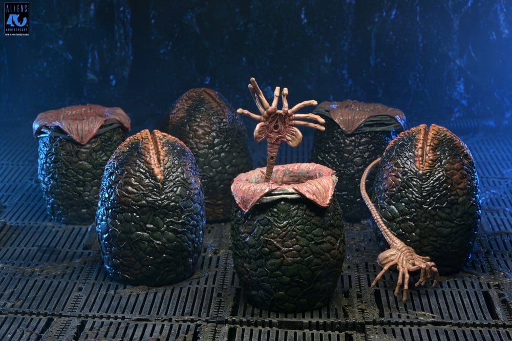 Aliens 6er-Pack Zubehör-Set Carton of Alien Eggs (40th Anniversary) - Preorder - ETA: 25.11.2026