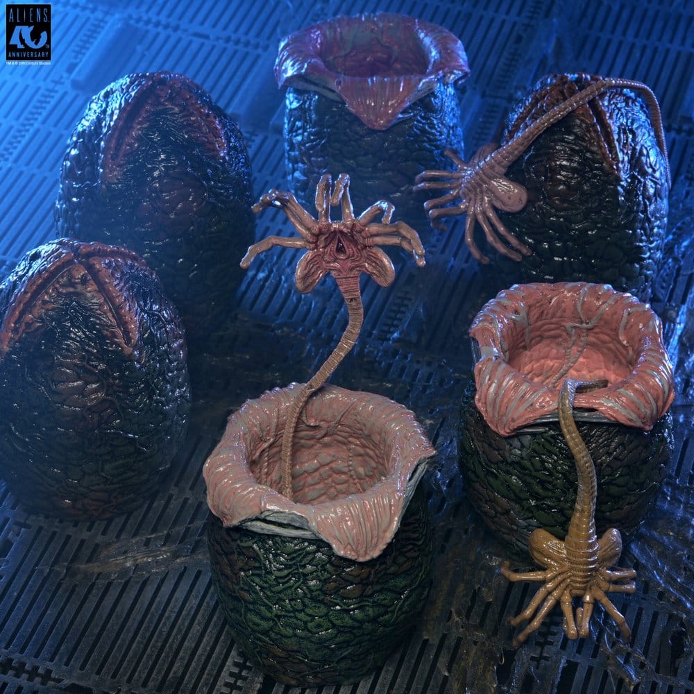 Aliens 6er-Pack Zubehör-Set Carton of Alien Eggs (40th Anniversary) - Preorder - ETA: 25.11.2026