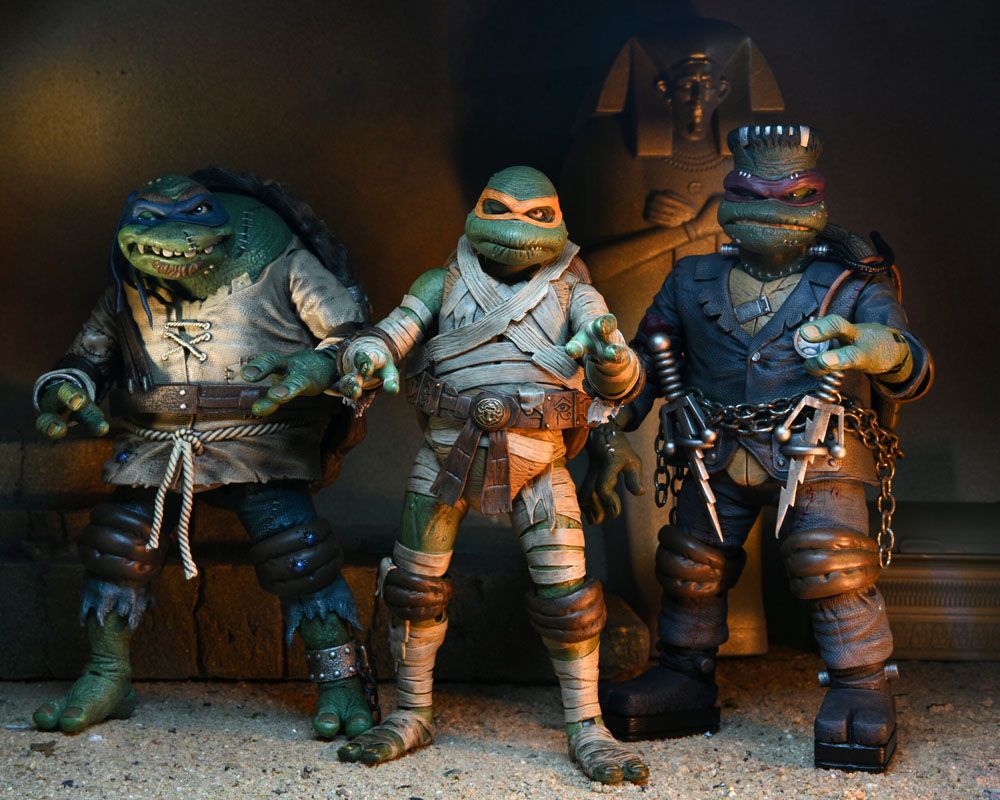 Universal Monsters x Teenage Mutant Ninja Turtles Actionfigur Ultimate Michelangelo as The Mummy 18 cm - Preorder - ETA: 16.02.2026