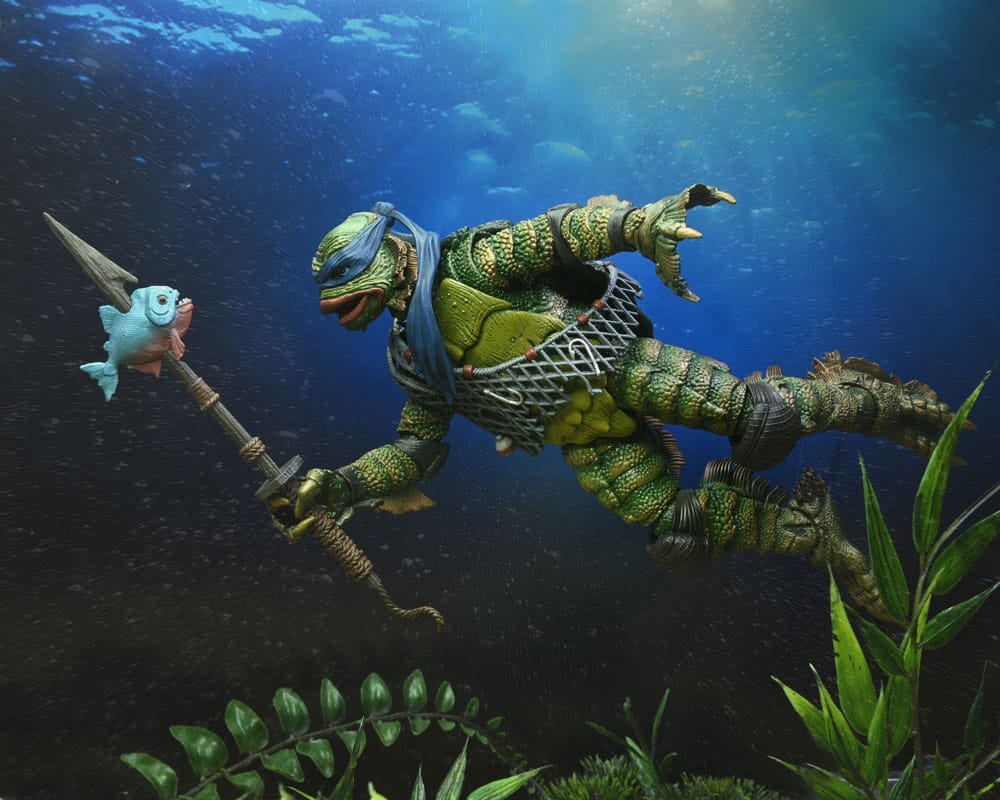 Universal Monsters/Teenage Mutant Ninja Turtles Actionfigur Leonardo as the Creature 18 cm - Versand: 7 Tage nach Bestellung