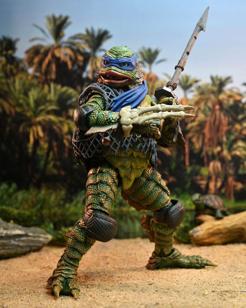 Universal Monsters/Teenage Mutant Ninja Turtles Actionfigur Leonardo as the Creature 18 cm - Versand: 7 Tage nach Bestellung
