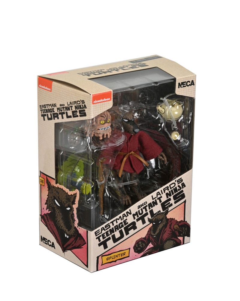 Teenage Mutant Ninja Turtles (Mirage Comics) Actionfigur Splinter 18 cm - Versand: 7 Tage nach Bestellung