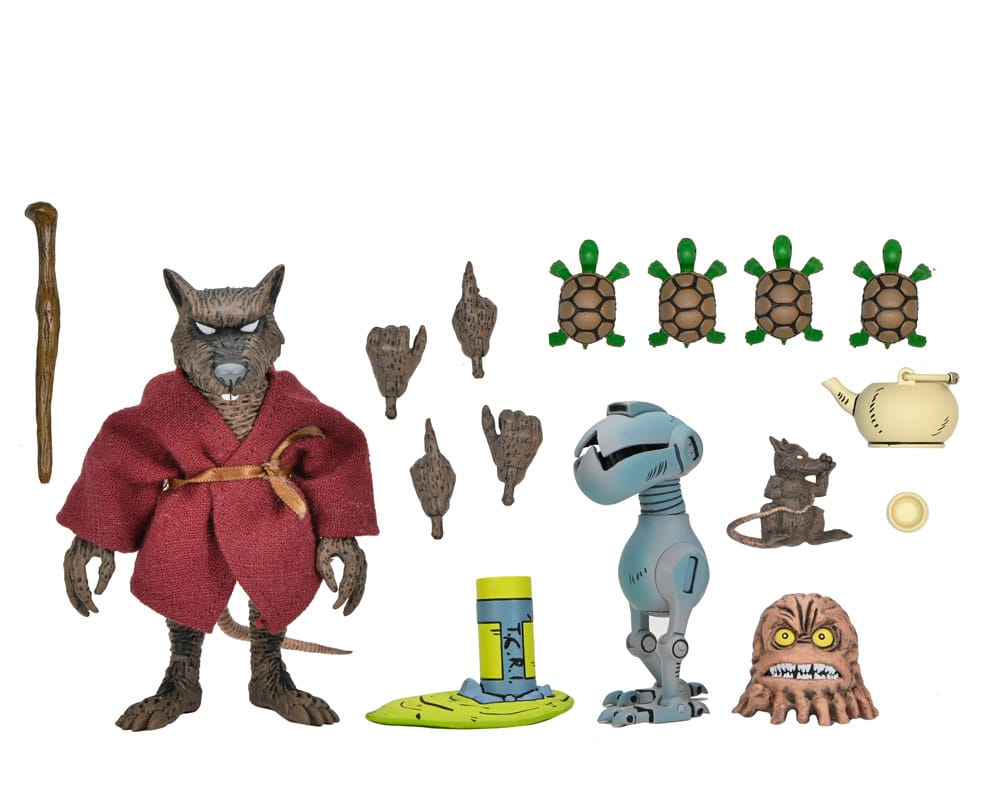Teenage Mutant Ninja Turtles (Mirage Comics) Actionfigur Splinter 18 cm - Versand: 7 Tage nach Bestellung