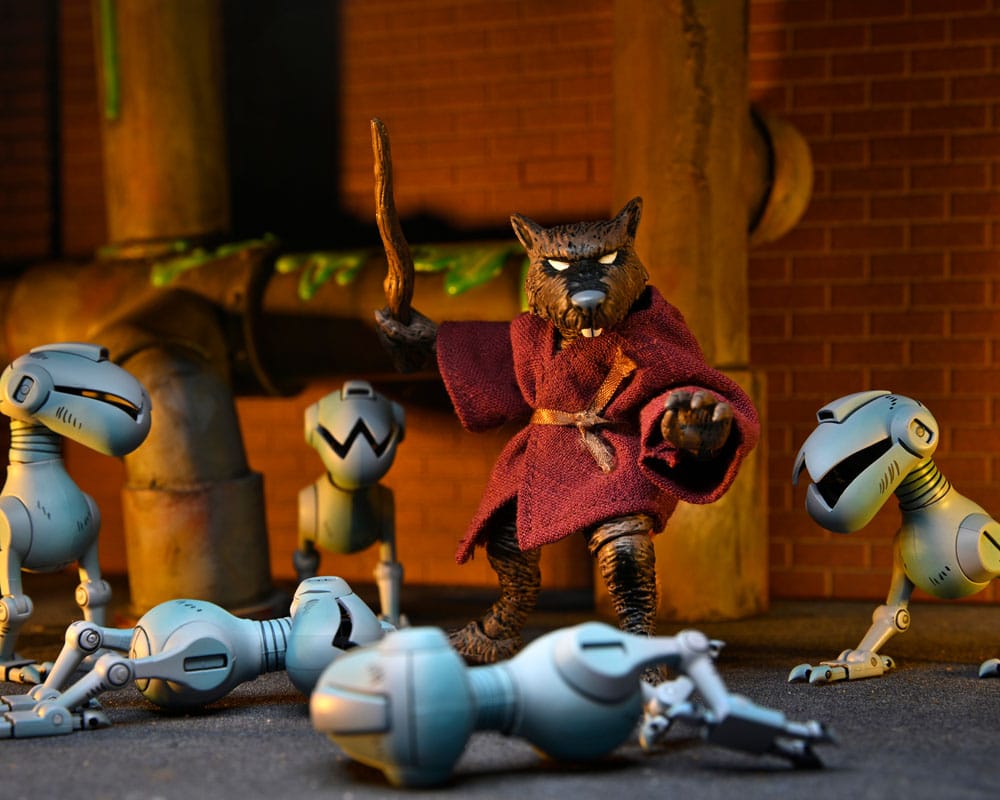 Teenage Mutant Ninja Turtles (Mirage Comics) Actionfigur Splinter 18 cm - Versand: 7 Tage nach Bestellung