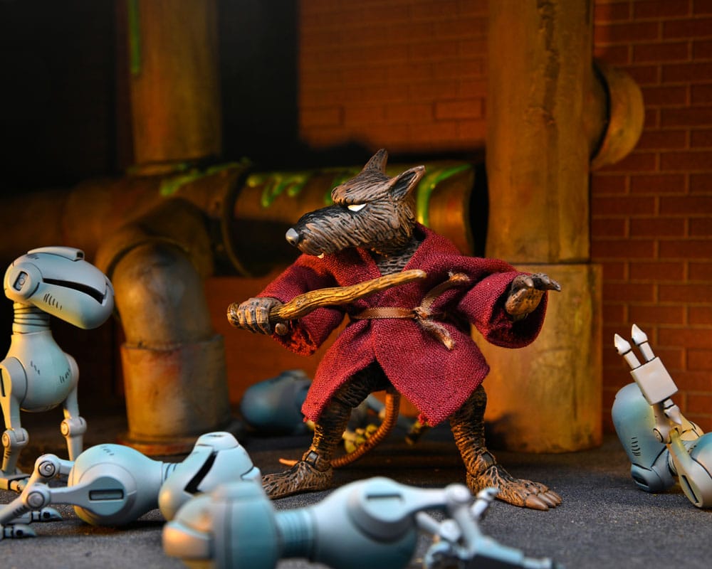 Teenage Mutant Ninja Turtles (Mirage Comics) Actionfigur Splinter 18 cm - Versand: 7 Tage nach Bestellung