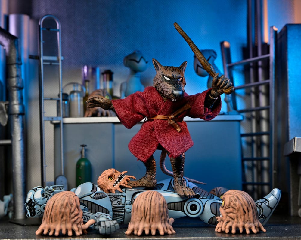Teenage Mutant Ninja Turtles (Mirage Comics) Actionfigur Splinter 18 cm - Versand: 7 Tage nach Bestellung