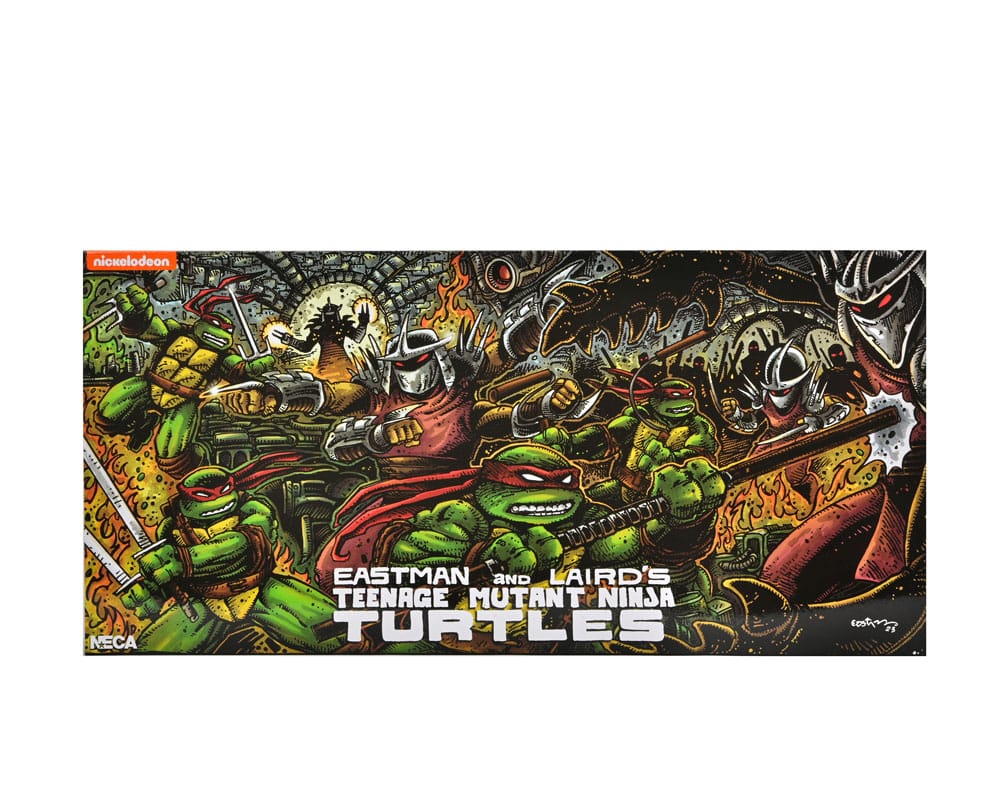 Teenage Mutant Ninja Turtles (Mirage Comics) 4er-Pack Actionfiguren Leonardo, Raphael, Michelangelo, Donatello 18 cm - Versand: 7 Tage nach Bestellung