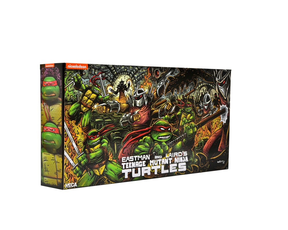 Teenage Mutant Ninja Turtles (Mirage Comics) 4er-Pack Actionfiguren Leonardo, Raphael, Michelangelo, Donatello 18 cm - Versand: 7 Tage nach Bestellung