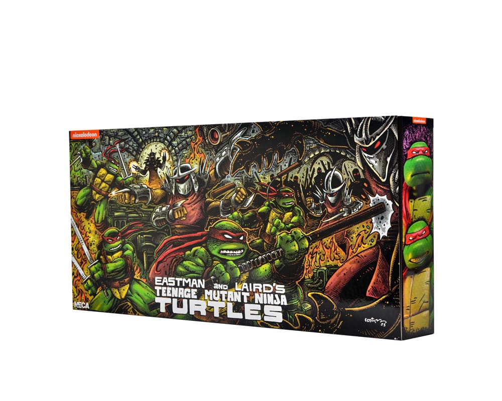 Teenage Mutant Ninja Turtles (Mirage Comics) 4er-Pack Actionfiguren Leonardo, Raphael, Michelangelo, Donatello 18 cm - Versand: 7 Tage nach Bestellung