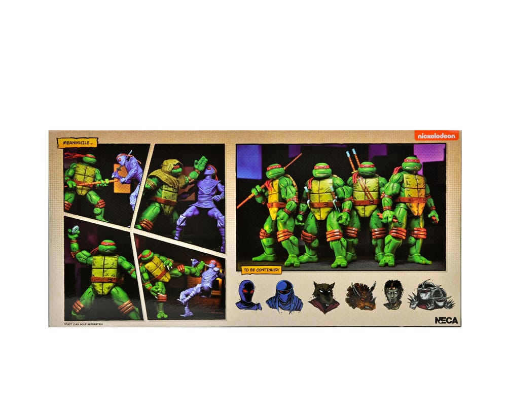 Teenage Mutant Ninja Turtles (Mirage Comics) 4er-Pack Actionfiguren Leonardo, Raphael, Michelangelo, Donatello 18 cm - Versand: 7 Tage nach Bestellung