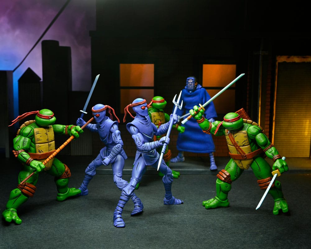 Teenage Mutant Ninja Turtles (Mirage Comics) 4er-Pack Actionfiguren Leonardo, Raphael, Michelangelo, Donatello 18 cm - Versand: 7 Tage nach Bestellung