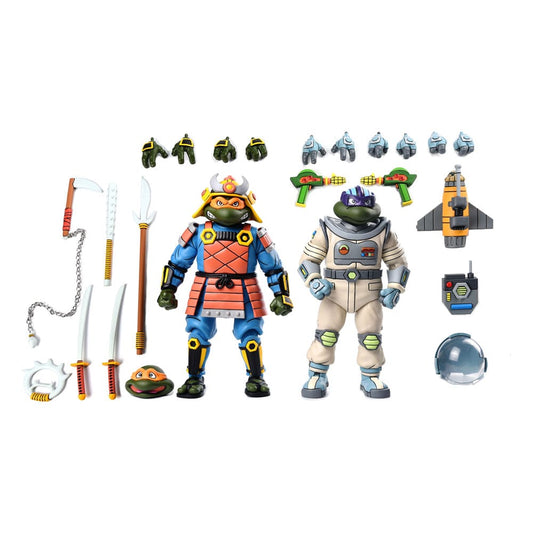 Teenage Mutant Ninja Turtles (Cartoon) Actionfiguren 2er-Pack Space Adventure & Samurai Turtles 18 cm         - Versand: 5-7 Tage nach Bestellung
