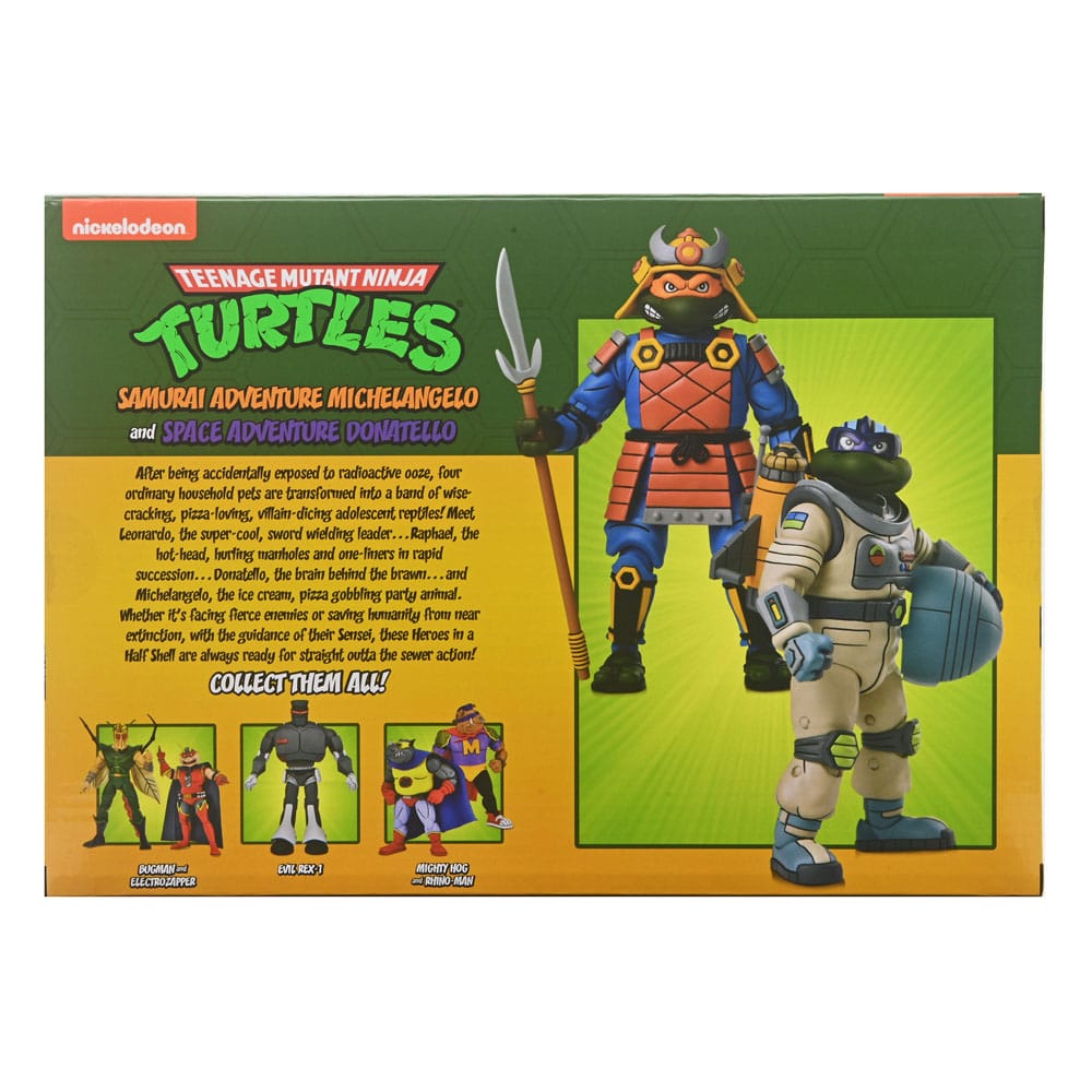 Teenage Mutant Ninja Turtles (Cartoon) Actionfiguren 2er-Pack Space Adventure & Samurai Turtles 18 cm         - Versand: 5-7 Tage nach Bestellung