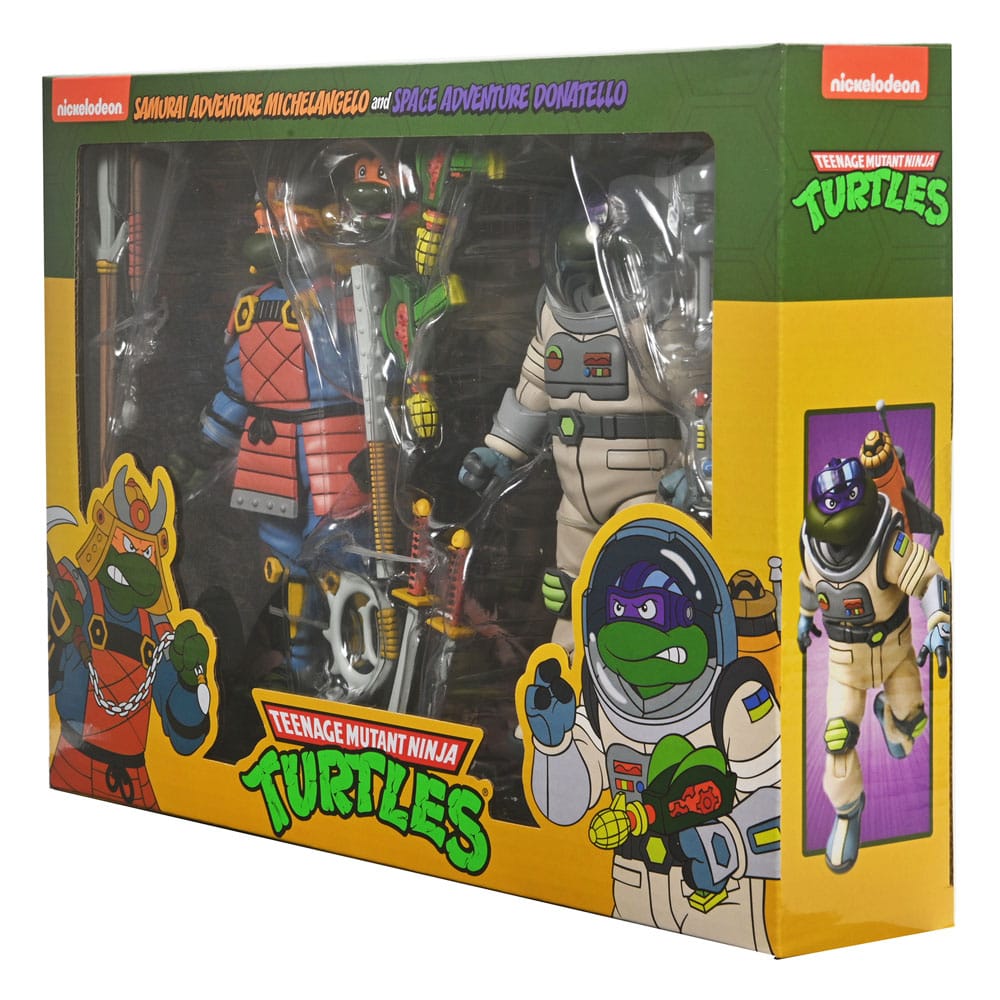 Teenage Mutant Ninja Turtles (Cartoon) Actionfiguren 2er-Pack Space Adventure & Samurai Turtles 18 cm         - Versand: 5-7 Tage nach Bestellung