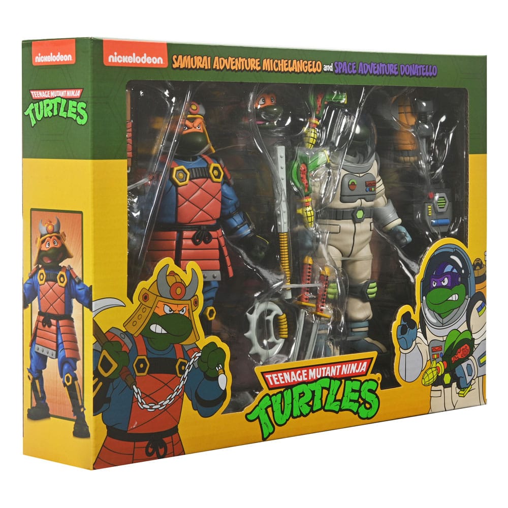 Teenage Mutant Ninja Turtles (Cartoon) Actionfiguren 2er-Pack Space Adventure & Samurai Turtles 18 cm         - Versand: 5-7 Tage nach Bestellung