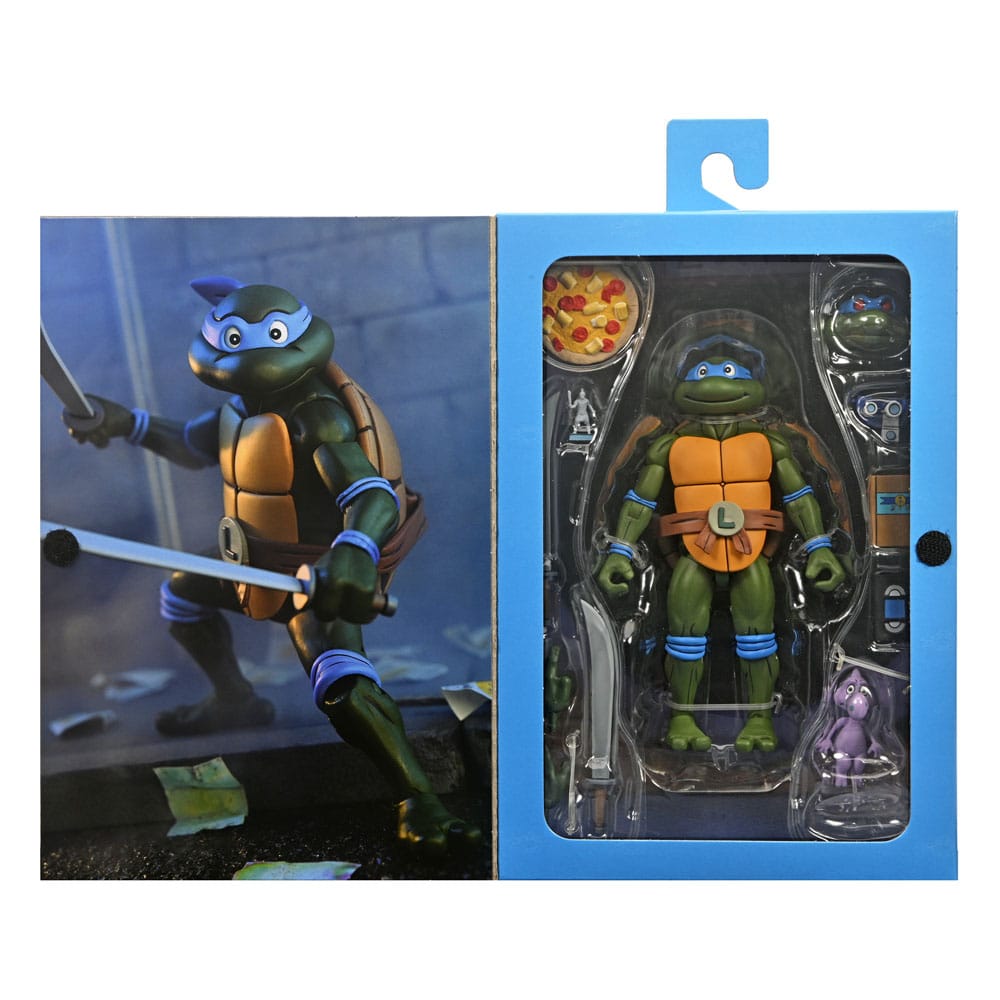 Teenage Mutant Ninja Turtles (1987 Cartoon) Actionfigur Ultimate Leonardo (VHS) 18 cm - Versand: 7 Tage nach Bestellung