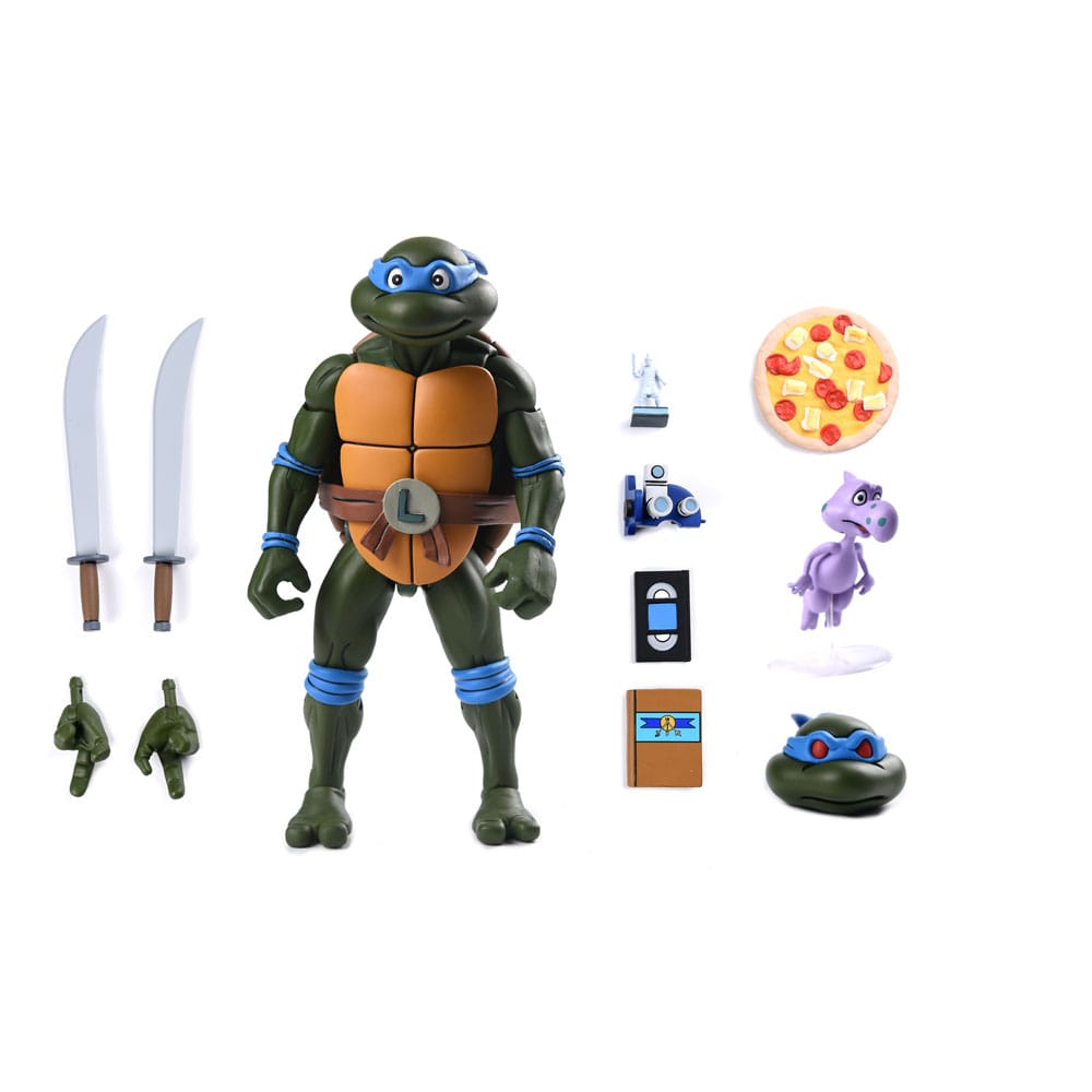 Teenage Mutant Ninja Turtles (1987 Cartoon) Actionfigur Ultimate Leonardo (VHS) 18 cm - Versand: 7 Tage nach Bestellung